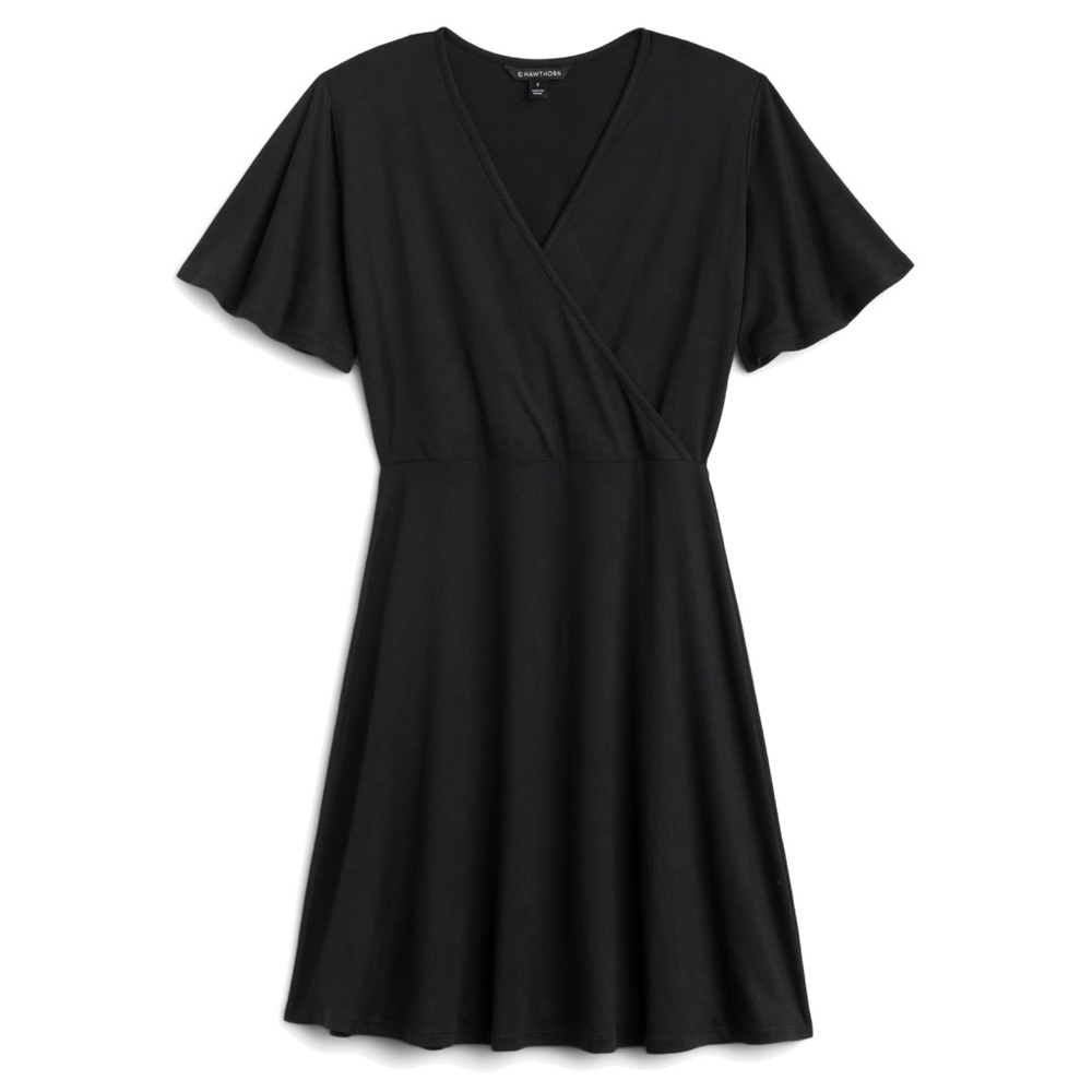 NWT 41 Hawthorn Elisse Surplice flutter sleeve LBD